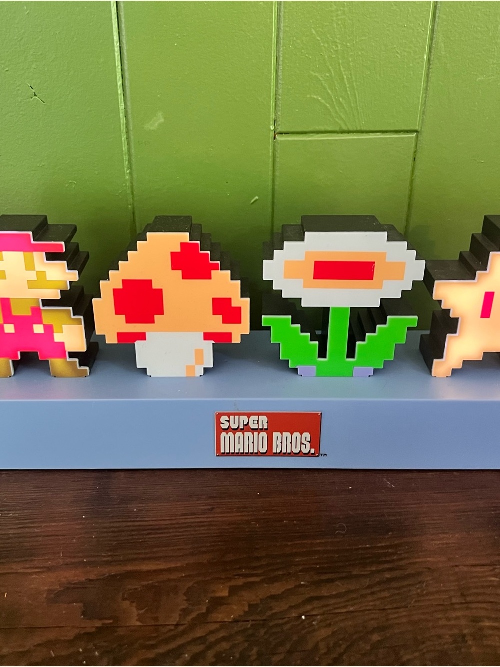 Super Mario Bros Icons Light Decorative Light Up Figure Nintendo Game room